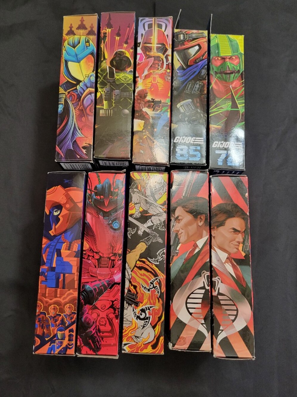 G.i Joe Classified Series EMPTY BOX/BOX ART Lot Of 10